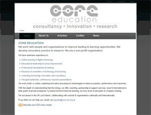 Tablet Screenshot of core-ed.org.uk