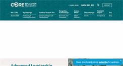Desktop Screenshot of core-ed.org